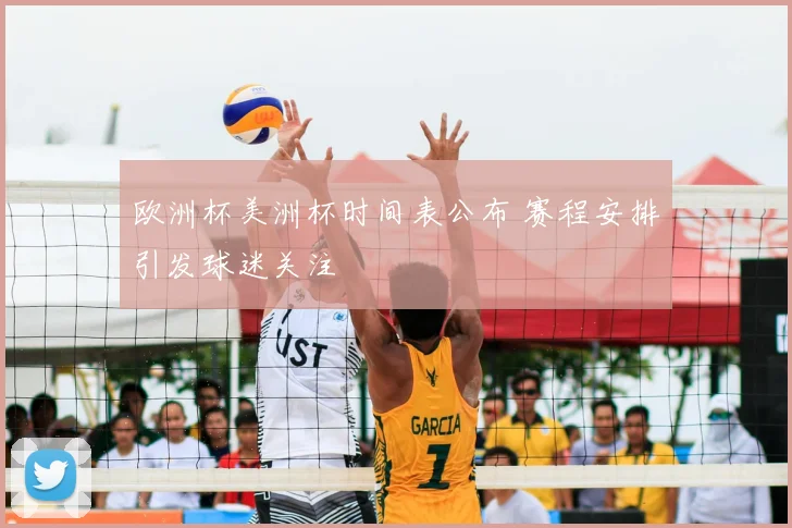 欧洲杯美洲杯时间表公布 赛程安排引发球迷关注